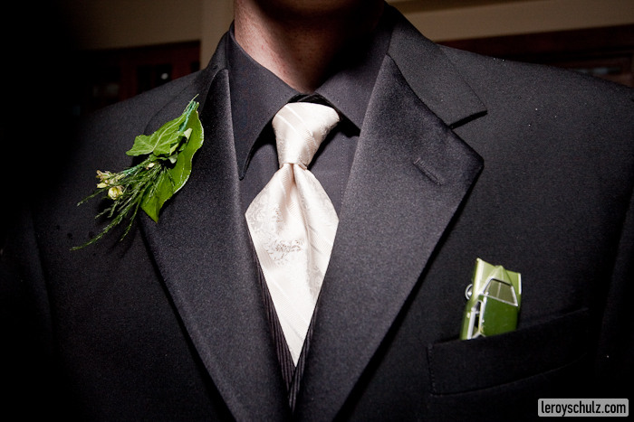 Hanging out with the groom