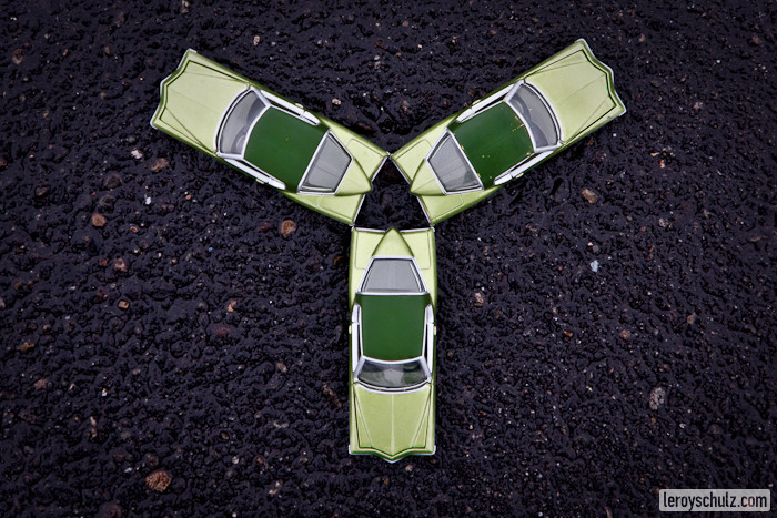 Spotted:  A Green Car Caravan