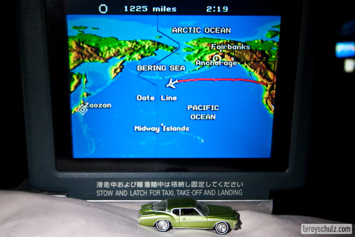 Approaching the international date line
