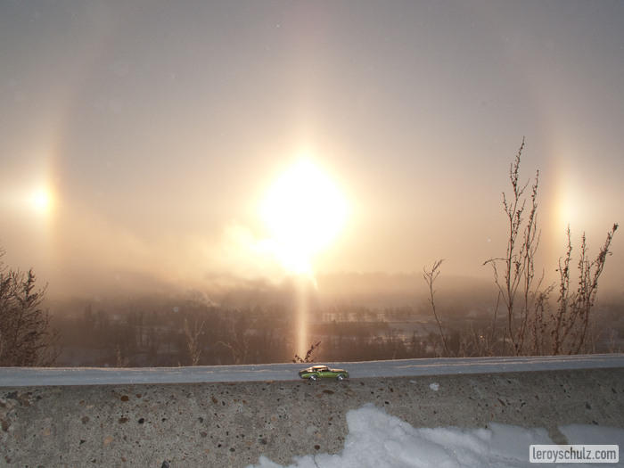 Braving -30 temperatures