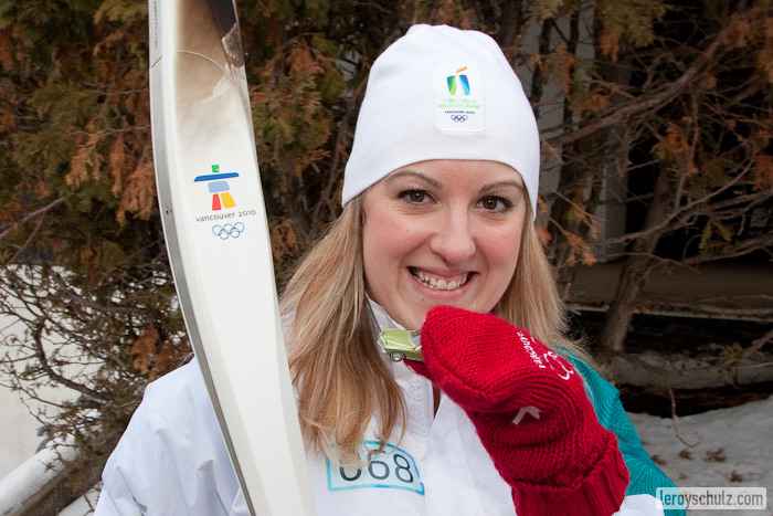 With The Olympic Torch