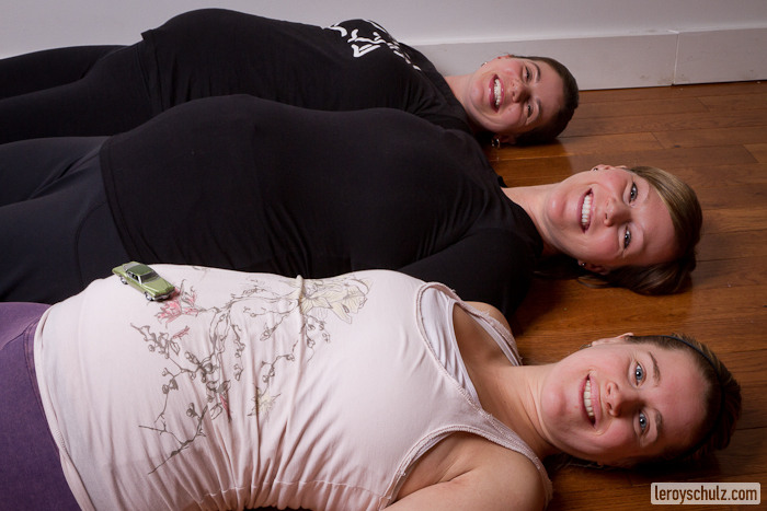 Smiling (Pregnant) Shivasna With The (Pregnant) Ladies