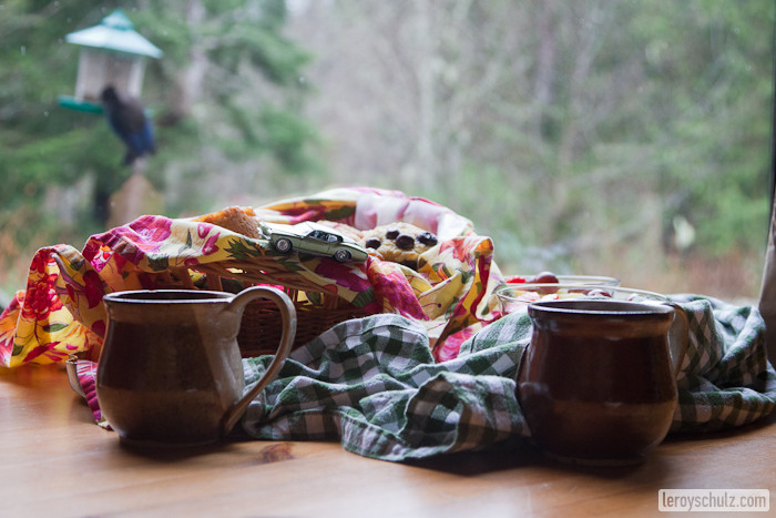 Bird Watching Over Muffins And Coffee
