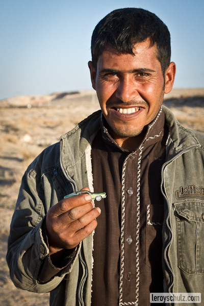 Tent-Pitching In The Desert