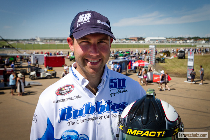 Enjoying Race Day With Joey