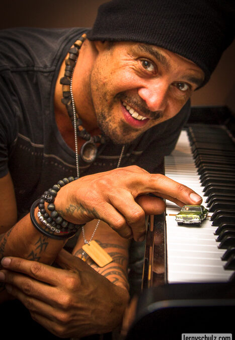 Warming Up For The Concert With Michael